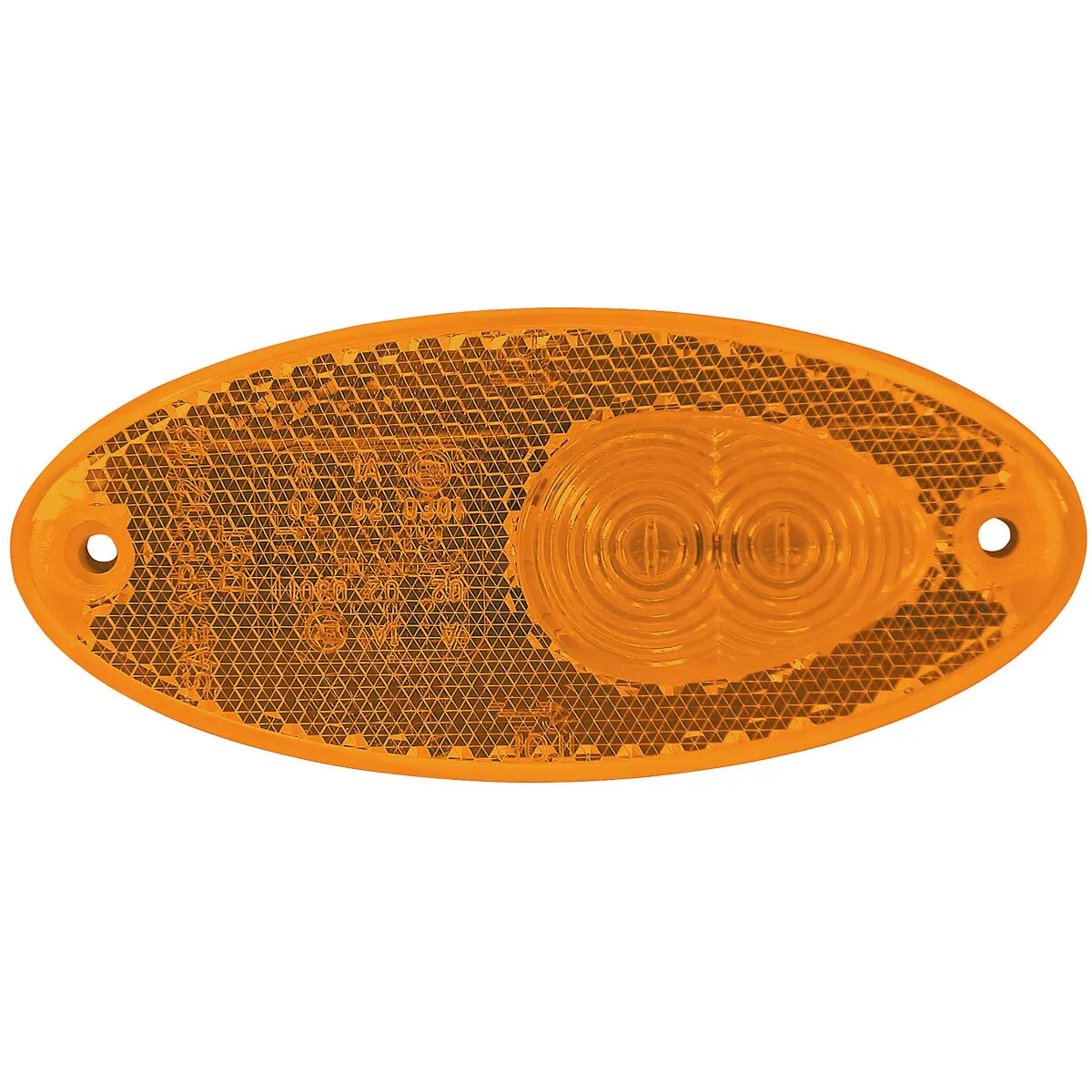 Positionsljus Led Gul 12V 0,5M Oval
