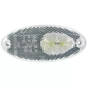 Positionsljus Led Vit 12V 0,5M Oval