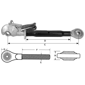 Tryckstång 2-2 645-895