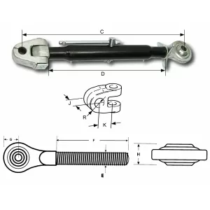 Tryckstång M36X3 2-2 645