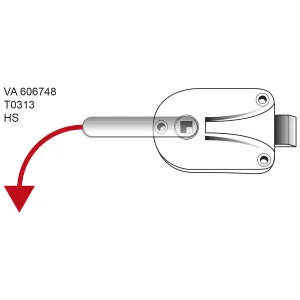Dörrlås Höger Valmet, Mf 606748