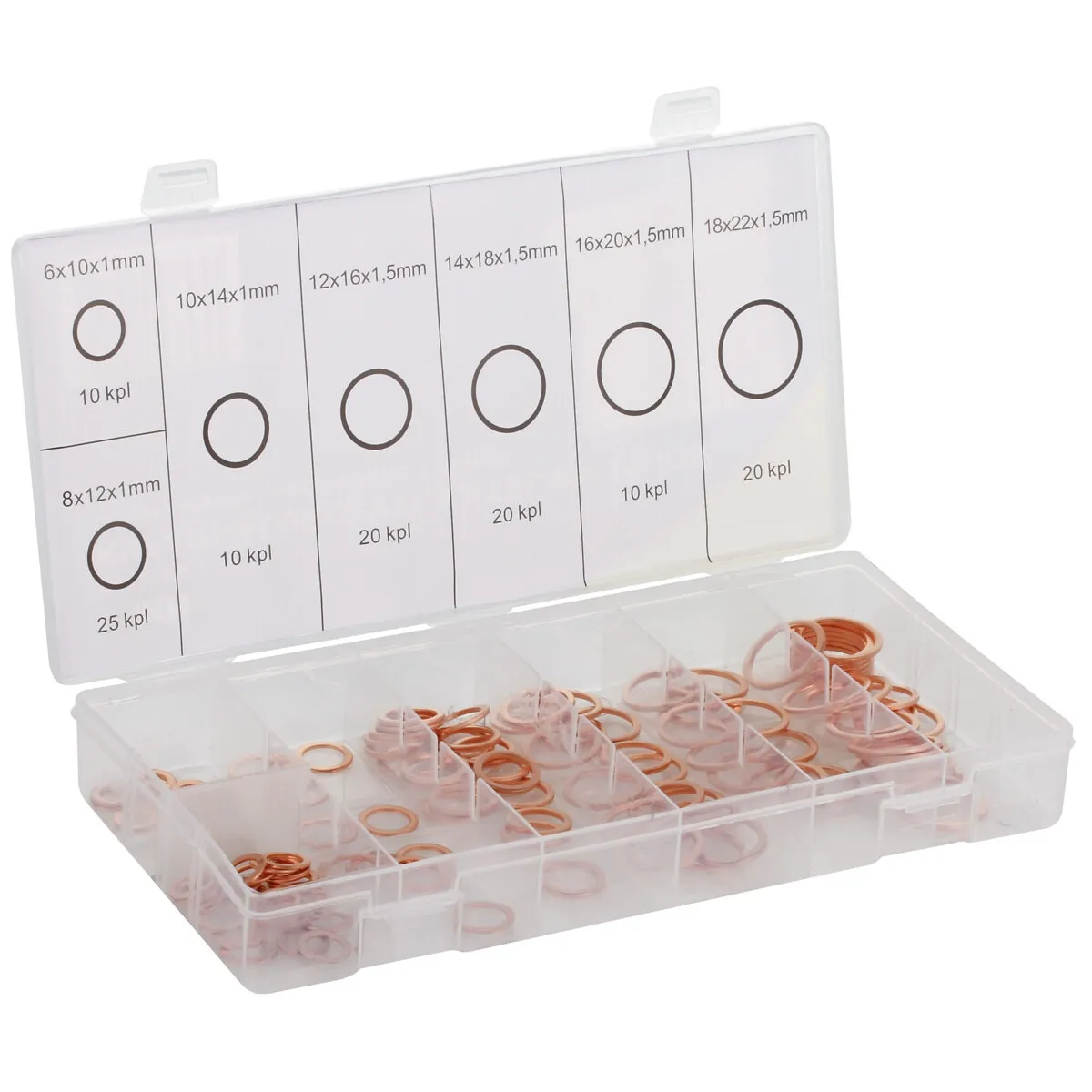 Kopparbrickssortiment 115St