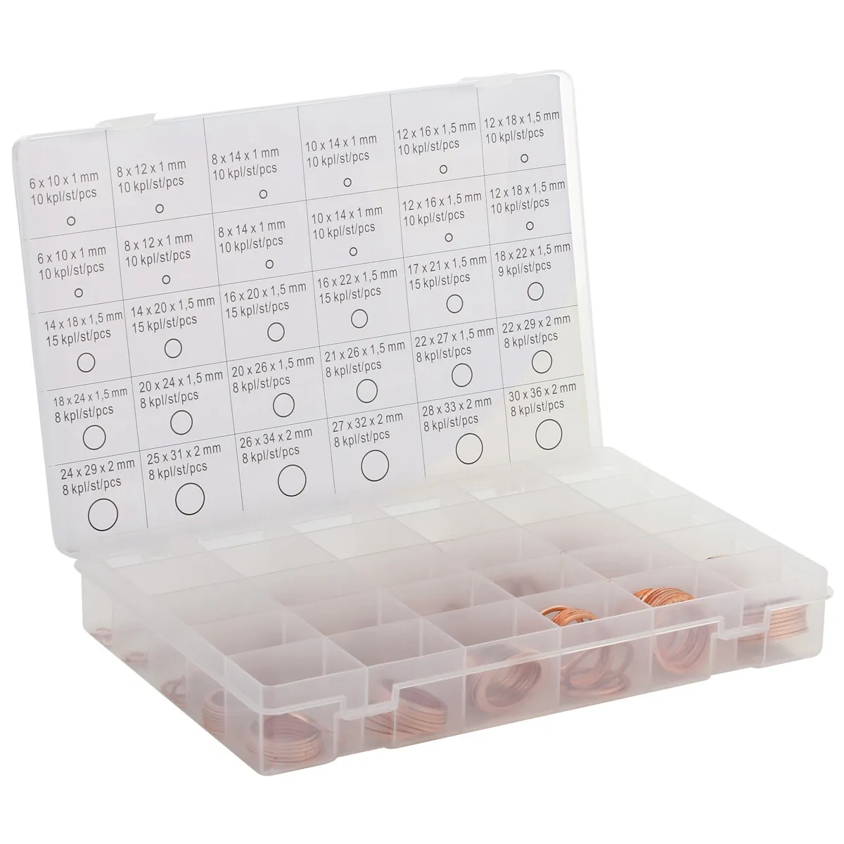 Kopparbrickssortiment 300St