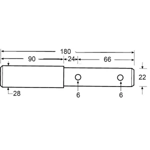 Dragarm Tapp Universal 180X28
