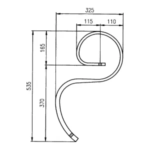 S-Pinne 12X32 Med 6Mm Spets