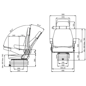 Säte St Plus Lx Luft 12V