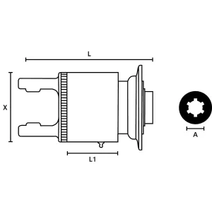Frihjulskoppling F5 W2400 (00)