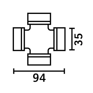 Knutkors 107 35X94Mm