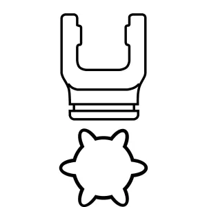 Gaffel W2600 Ytter Tub