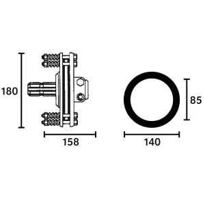 Lamellkoppling Fm1 900Nm (00-00)
