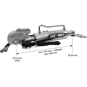 Hydraulisk Toppstag 80/40-590 Fångsthake Cat3
