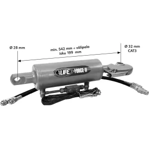 Hydraulisk Toppstag 100/50-615 Fångsthake Cat3