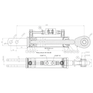 Hydraulisk Lutningsreglerare 60/30-460 Mf300