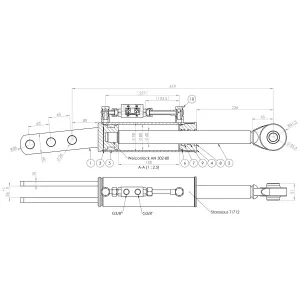 Hydraulisk Lutningsreglerare 80/40-619 Ts-Serie