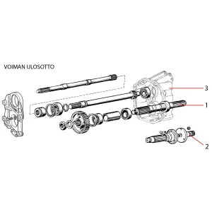 Kraftuttagsaxel 13/4 Med Fläns Fiat 5158578