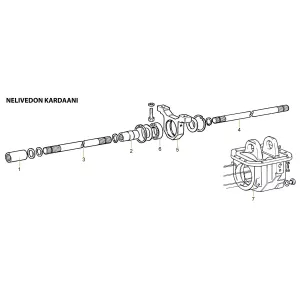 Drivaxel Främre Fiat 5121364