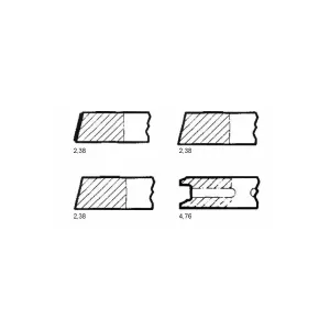 Kolvringssatse Std 4-Ring