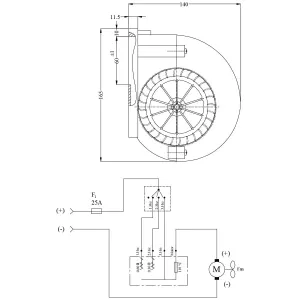 Värmefläkt Va 32729820 / 32729810