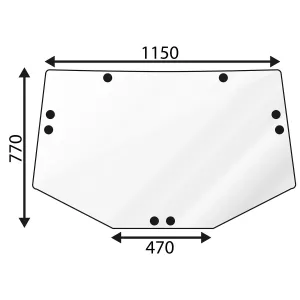 Bakruta Övre John Deere 6000-Serie
