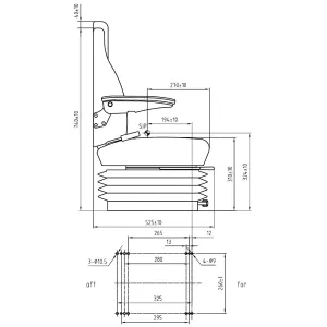 Sits Cs85H Mekanisk Fjädring