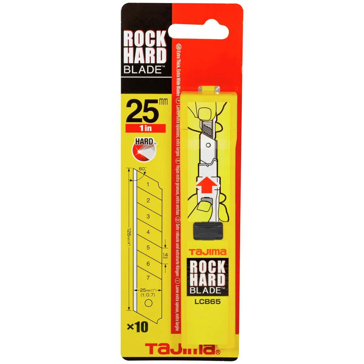 Reservblad 25Mm 10St