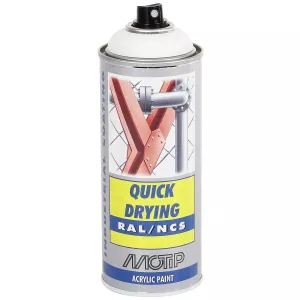 Sprayfärg Vit Mat Ral9010 Akryl 400Ml