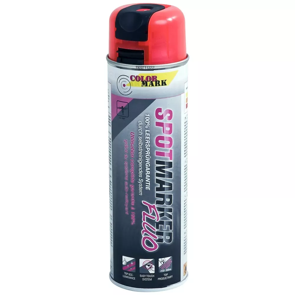 Markeringsfärg 500Ml Röd Fluor Spot