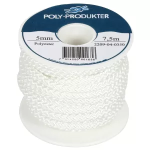 Rep Polyester 5,0Mm 7,5M Vit 520Kg