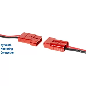 Laddhandske 50A 16Mm2 Röd