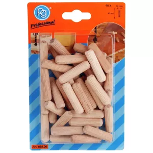 Träpluggar 10X40Mm 40St