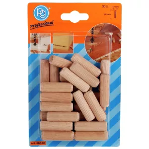 Träpluggar 12X40Mm 30St