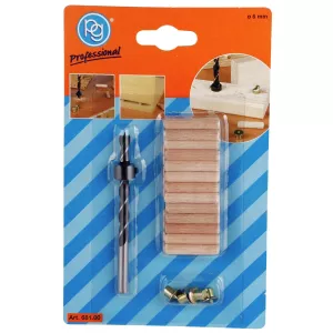 Möbelrenoveringsset 6Mm Pluggar, Borrar Osv.