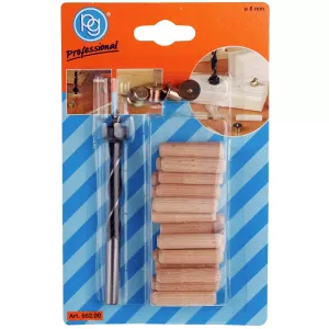 Möbelrenoveringsset 8Mm Pluggar, Borrar Osv.