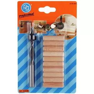 Möbelrenoveringsset 10Mm Pluggar, Borrar Osv.