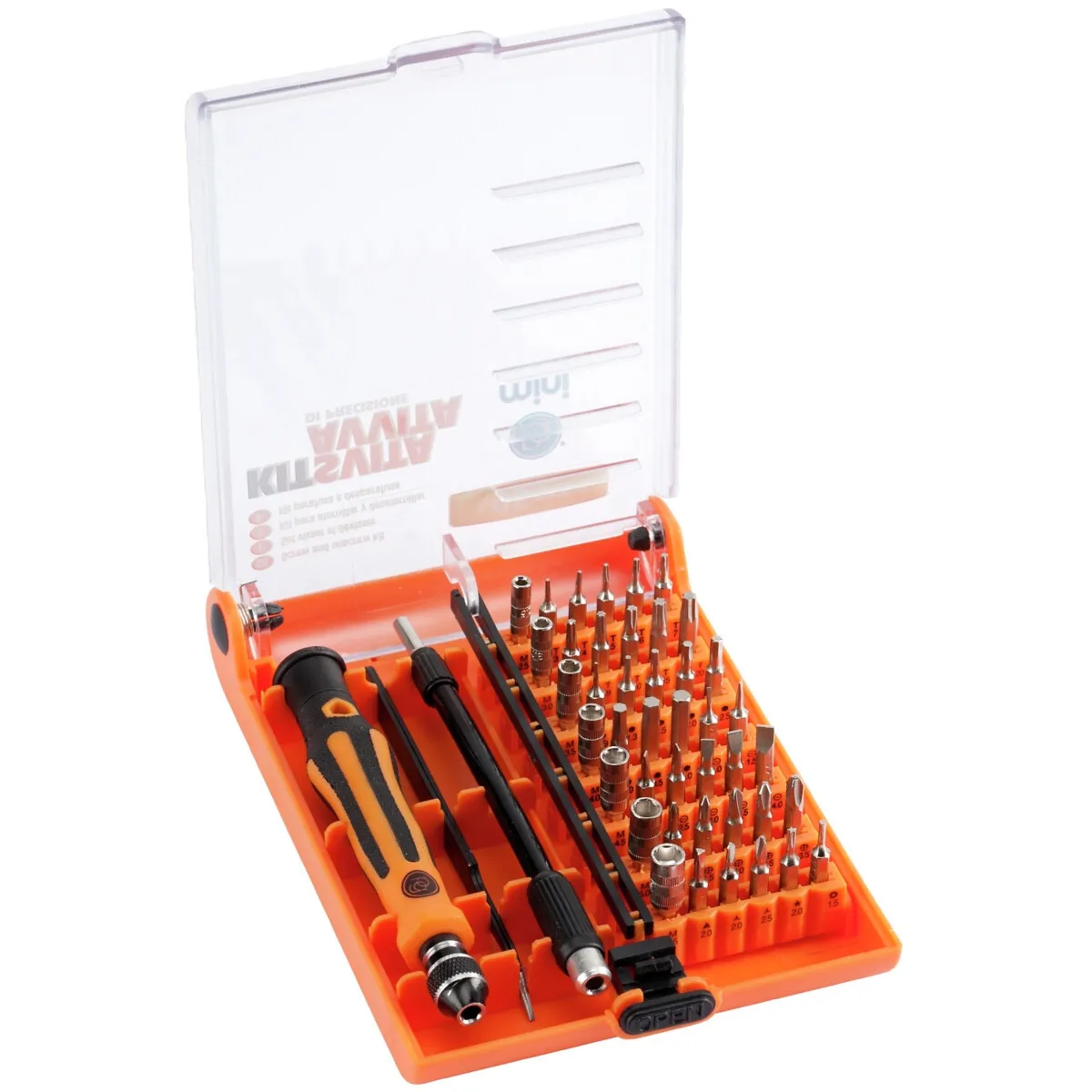 Miniskruvmejselsats 45St