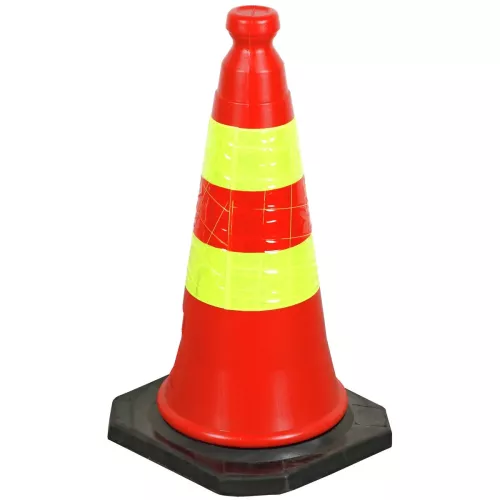 Trafikkon 450Mm Med Basplatta 1Kg