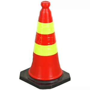 Trafikkon 450Mm Med Basplatta 1Kg