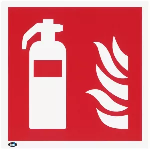 Brandskylt Brandsläckare 200X200Mm Efterlysande