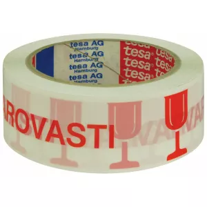 Varningstejp (Bägare) Röd/Vit 66M/38Mm