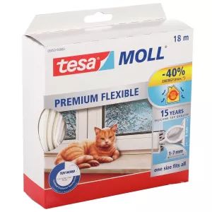 Tätningslist För Fönster Silikon 18M/9Mm Vit