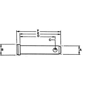 Pinne Toppstag 86X16