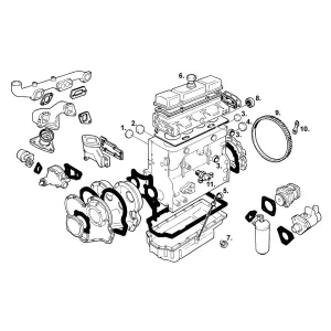 Packbox Traktormeteringång Mf 636762M1
