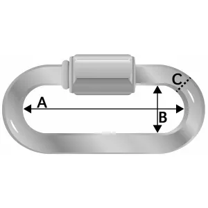 Snabblänk 10Mm 4St