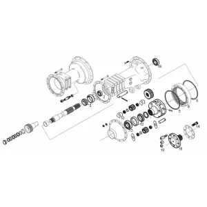 Packbox Bromsaxel 54X81,4X23 Mf 832954M3