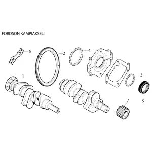 Vevaxeltätning Bakre Reptätning