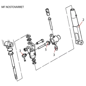 Lyftarmsgaffel Nedre Mf 1861392M3