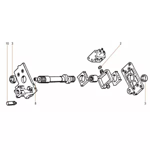 Hydraulpump Övertrycksventil 175-200 Bar