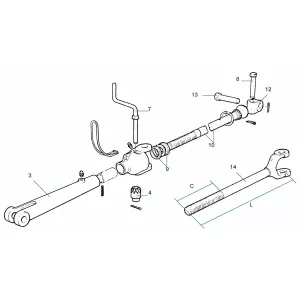 Lyftarmsklyka Övre Mf 826410M92