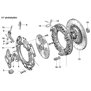 Fjäder Kopplingsarm Mf 887910M1