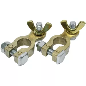 Batterikabelskosats, Mässing